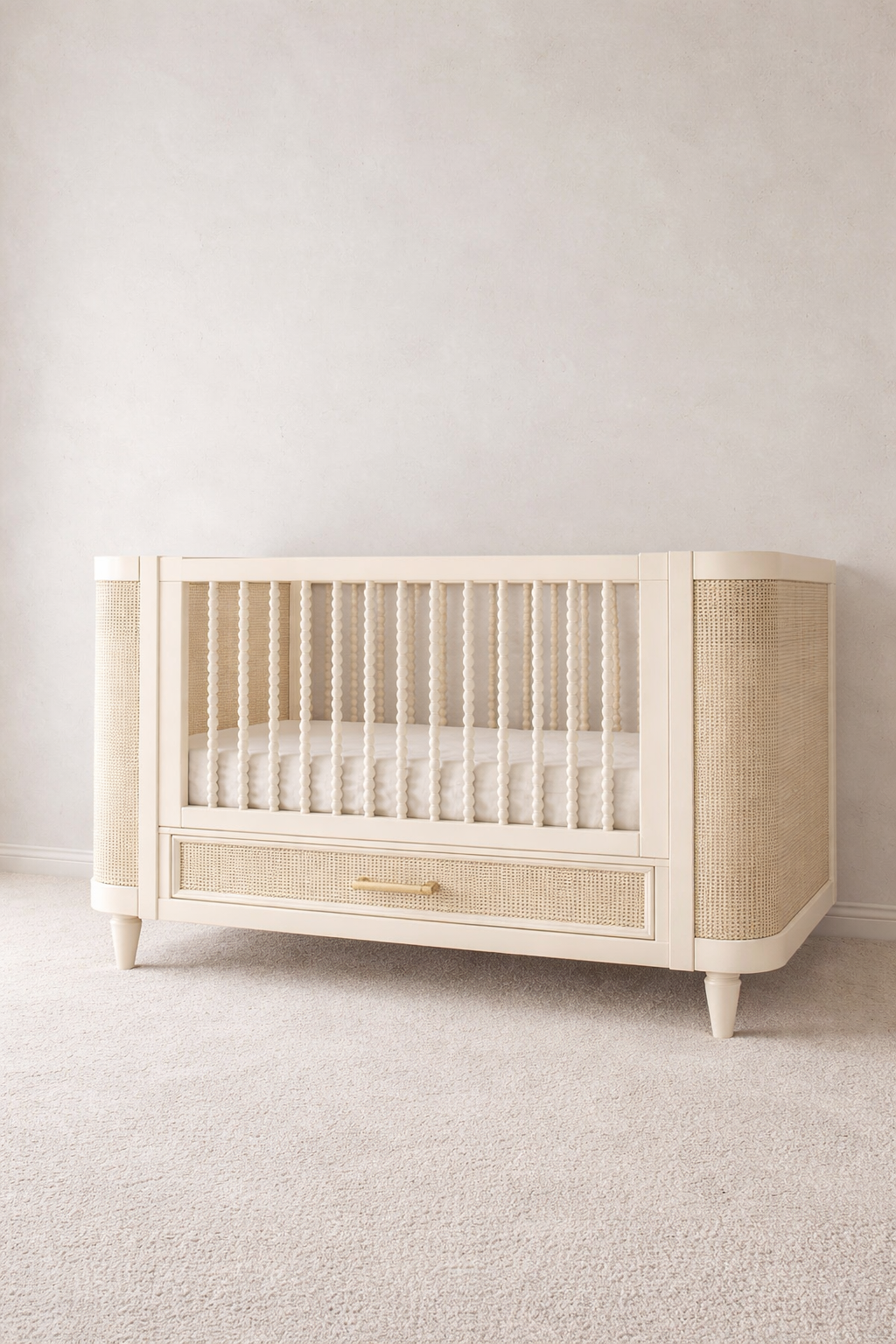 Eden Rattan luxury Cot Bed