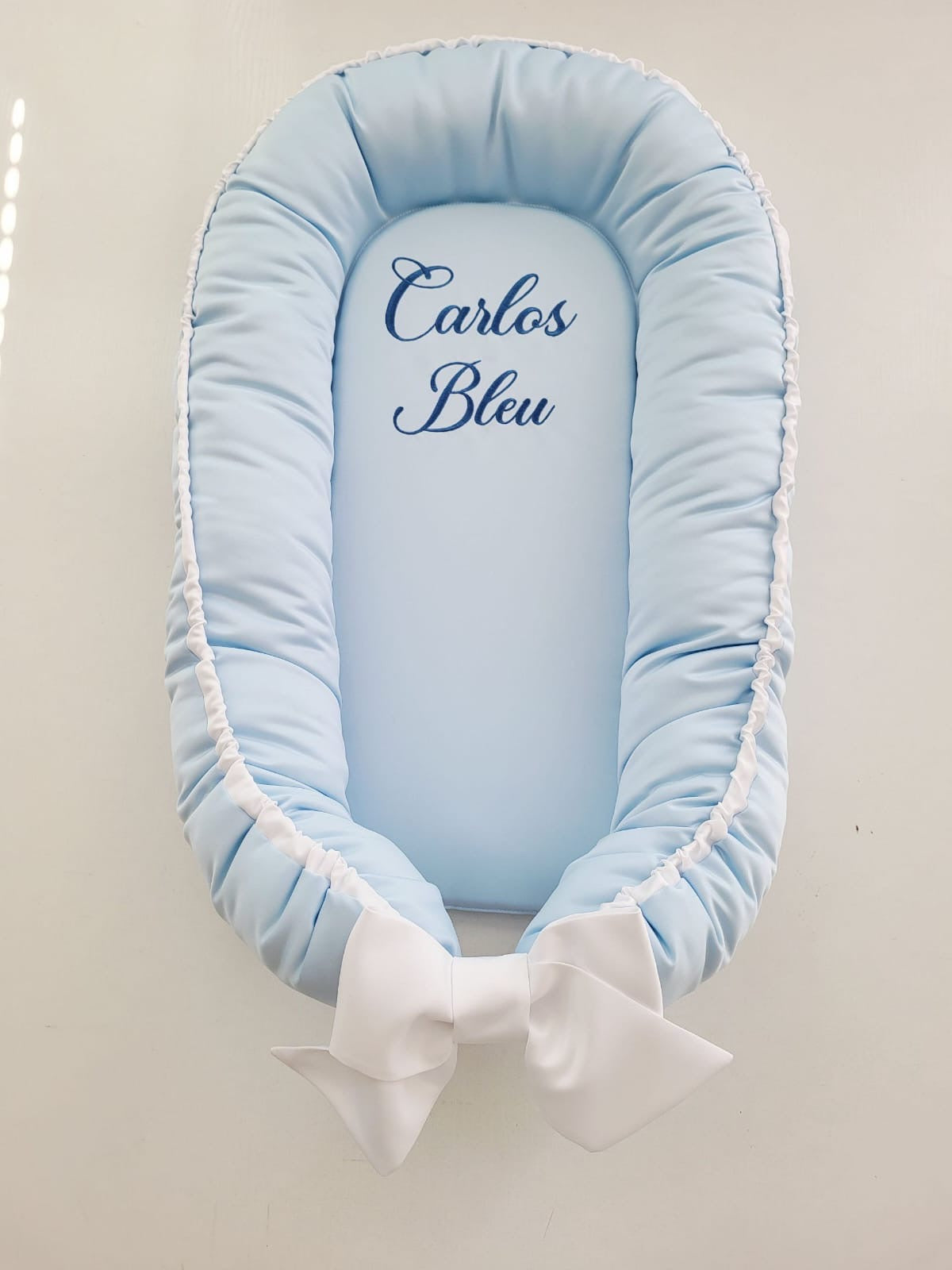 Bespoke personalised baby nest
