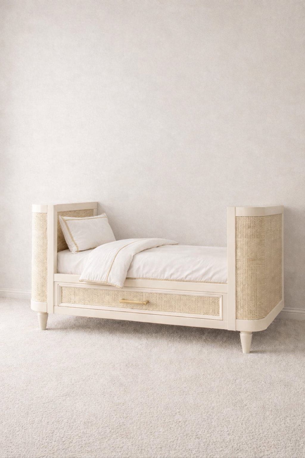 Eden Rattan luxury Cot Bed